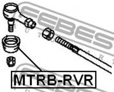 Пыльник рулевого наконечника Febest (MTRBRVR)