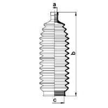 Пыльник рулевого механизма GKN (83859)