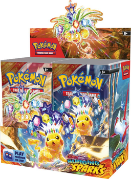 Карти для настільної гри Rebel Pokémon TCG: Scarlet & Violet - Surging Sparks - Blister Display 36 шт. (820650869280)