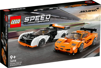 Конструктор LEGO Speed Champions McLaren Solus 581 деталь 4 шт (76918)