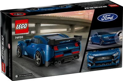 Конструктор LEGO Speed Champions Ford Mustang 344 деталі 4 шт (76920)