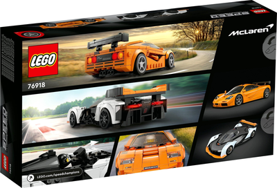 Конструктор LEGO Speed Champions McLaren Solus 581 деталь 4 шт (76918)