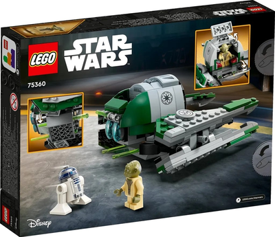 Zestaw klocków LEGO Star Wars Jedi Starfighter Yody 253 elementy 8 szt (75360)