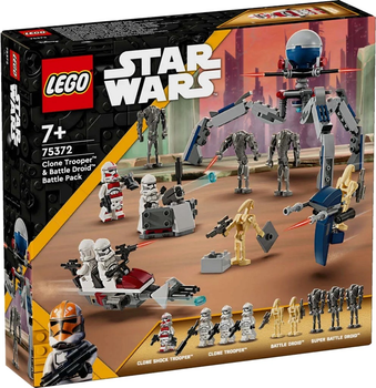 Конструктор LEGO Star Wars Ескадрилья клонів 501 легіону 215 деталей 8 шт (75372)