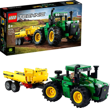 Zestaw klocków LEGO Technics Traktor John Deere 390 elementów 4 szt (42136)