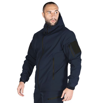 Куртка SoftShell 2.0 Темно синя Camotec розмір XXXL