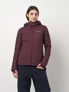 Куртка зимова коротка жіноча Columbia Omni-Heat Infinity Omni-Shield Joy Peak II Hooded Insulated Jacket 2089041-607 XS Темно-бордова (0990054802982_0195981134759)