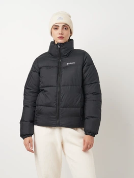 Куртка зимова коротка жіноча Columbia Omni-Shield Puffect II Puffer Jacket 2090291CLB-010 M Чорна (0990054803958_0195981467062)