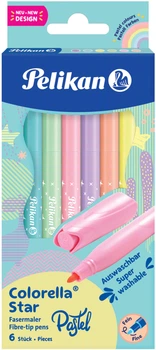 Фломастеры Pelikan Colorella Star Pastel 6 цветов (822282)
