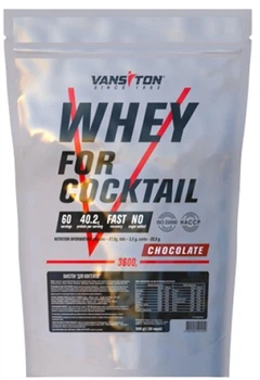 Протеїн Vansiton For Cocktails порошок 3.6 кг Chocolate (4820106591259)