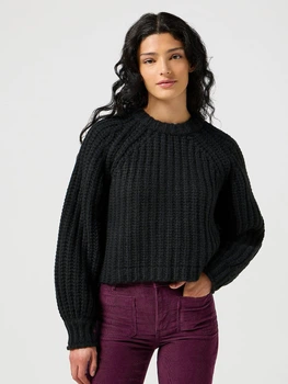 Джемпер жіночий Wrangler 112356480 S Чорний (5401139087064)