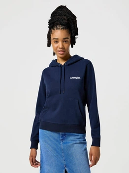 Худі жіноче Wrangler 112356459 S Темно-синє (5401139086524)