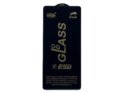 Защитное стекло It's Me для Xiaomi Redmi Note 12 Pro Plus 5G с чёрной рамкой, с полной поклейкой по всей площади и индексом твердости 9H
