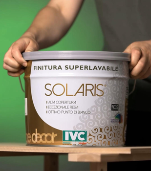 Краска интерьерная IVC SOLARIS RAL 1001 1кг