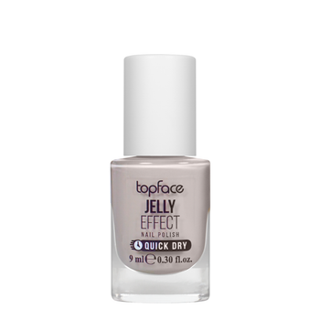 Лак для нігтів topface Jelly Effect Nail Polish швидковисихаючий № 06 Бежево-сірий (PT110)