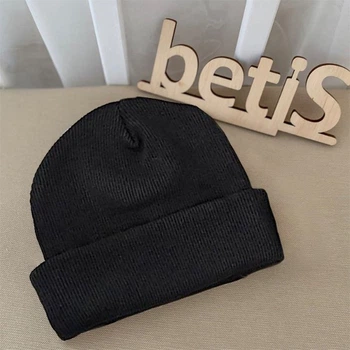 Шапочка детская "Сити Кидс" кашкорсе рост 74 см (6 – 9 месяцев) Betis Черный