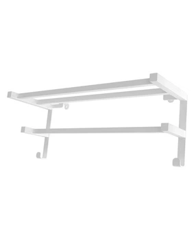 Полка для полотенец навесная профильная HF Sheffield 520x204 white mat Белая