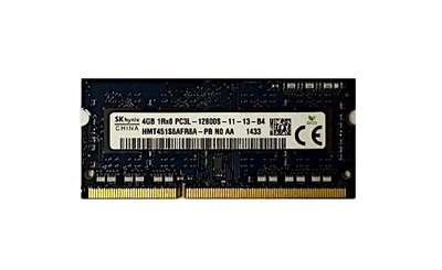 Оперативная память для ноутбука Hynix SODIMM DDR3L 4Gb 1600MHz 12800s CL11 (HMT451S6AFR8A-PB N0 AA) б/у