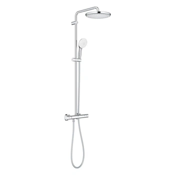 Душова система із термостатом GROHE Tempesta із верхнім душем латунь хром 26670001