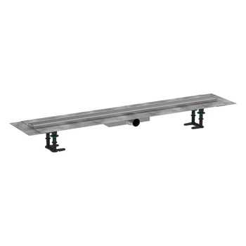Трап линейный для душа HANSGROHE RainDrain Compact 1000мм сатин 56170800