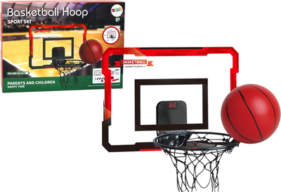 Zestaw do koszykówki Leantoys Kids Basketball Basket Backboard Counter Ball (5905991011033)