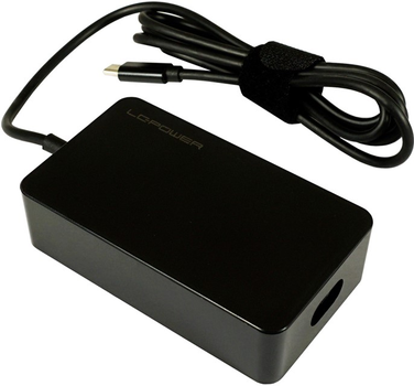 Блок живлення LC-Power 65W USB Type-C Black (LC-NB-PRO-65-C)