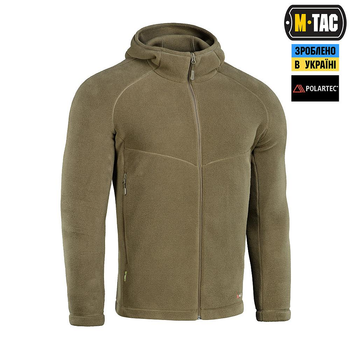 Тактична флісова кофта M-Tac Sprint Fleece Polartec, розмір XS, колір Dark Olive