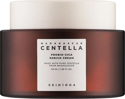 Збагачувальний крем для обличчя - Skin1004 Madagascar Centella Probio-Cica Enrich Cream 50ml (без мінеральної олії, без парабенів, без силікону, з гліцерином) (1208816-143484)