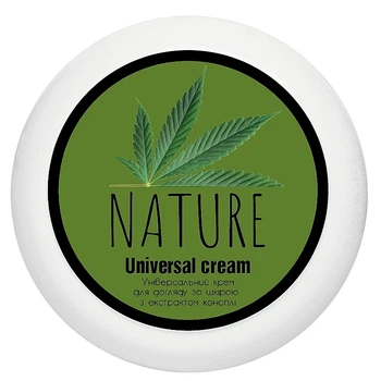 Крем для ухода за кожей универсальный с экстрактом конопли - Bioton Cosmetics Nature Face Cream SPF 10 100ml (1395343-23080733)