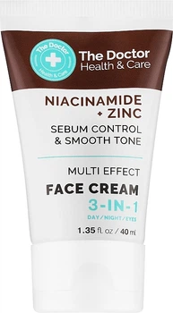 Крем для обличчя 3 в 1 - The Doctor Health & Care Niacinamide + Zinc Face Cream 40ml (1316566-1201536)