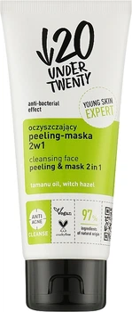 Очищувальна пілінг-маска 2 в 1 - Under Twenty Anti! Acne 100ml (1232728-141365)