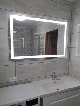 Прямокутне дзеркало з LED підсвіткою Класік 80*120см