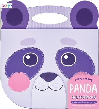 Скетчбук Ooly Panda 23 x 18 см 60 аркушів (0810078034414)