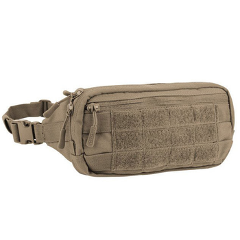 Поясна сумка бананка Mil-Tec Fanny Pack MOLLE Койот 13512519