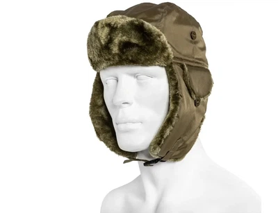 Шапка Mil-Tec ma1 ушанка олива 12105001 - размер XL-62