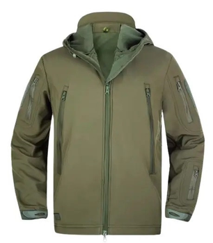 Куртка флісова з підкладкою Solve KT6001001 Shark Skin Softshell Assault Олива розмір XL