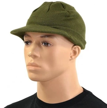 Зимняя шапка Jeep Cap из шерсти олива Mil-Tec 12141001