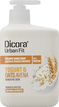Жидкое кремовое мыло для рук "Йогурт и овсянка" - Dicora Urban Fit Creamy Hand Soap Yogurt & Oats Avena 500ml (1170654-1562260-2)