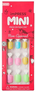 Детский твердый лак для ногтей - Kiss imPRESS Mini Press-On Nails Cutie Pie (1055001-1924887767-2)