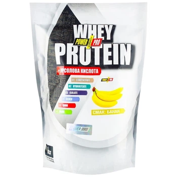 Протеїн POWER PRO Whey Protein 1kg банан