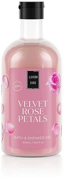 Гель для душа "Роза" - Lavish Care Shower Gel Velvet Rose Petals 500ml (1248290-5564453)