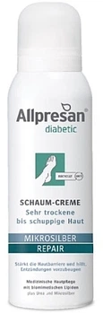 Крем-піна для стоп із сріблом - Allpresan Diabetic Microsilver + Repair Schaum-Creme 125ml (1376139-19630758)