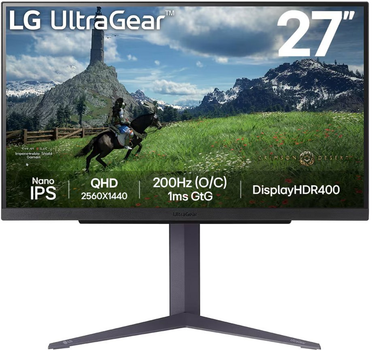 Монитор 27" LG UltraGear 27GS85QX-B