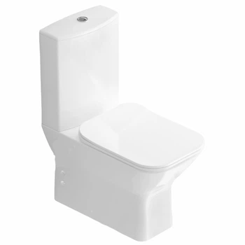 Унитаз напольный безободковый белый IDEVIT Nova с крышкой выпуск в стену SETK3504-0316-001-1-6100