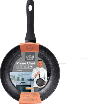 Сковорода Krauff Prime Chef алюминиевая с антипригарным мраморным покрытием 26 см (25-45-209)