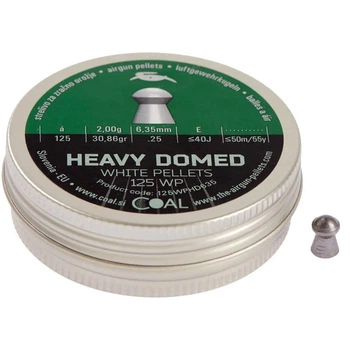Пули пневматические Coal Heavy Domed 6.35 калибр 125 шт
