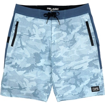 Шорти Pelagic Ocean Master Camo Fishing Shorts 30 ц: slate fish camo