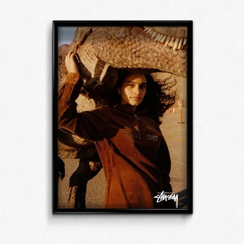 Постер в рамке Stussy Dino 2 А4