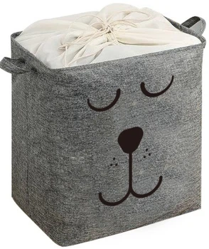 Кошик для зберігання Idea Home LY-01 Puppy 45x30x45 см Сірий (LY-01 квад. ткан. з/кр Puppy)