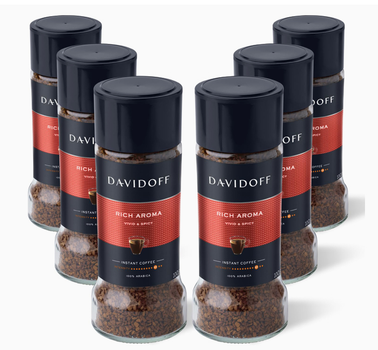 Набір Кава розчинна Davidoff Rich Aroma 100 г х 6 шт